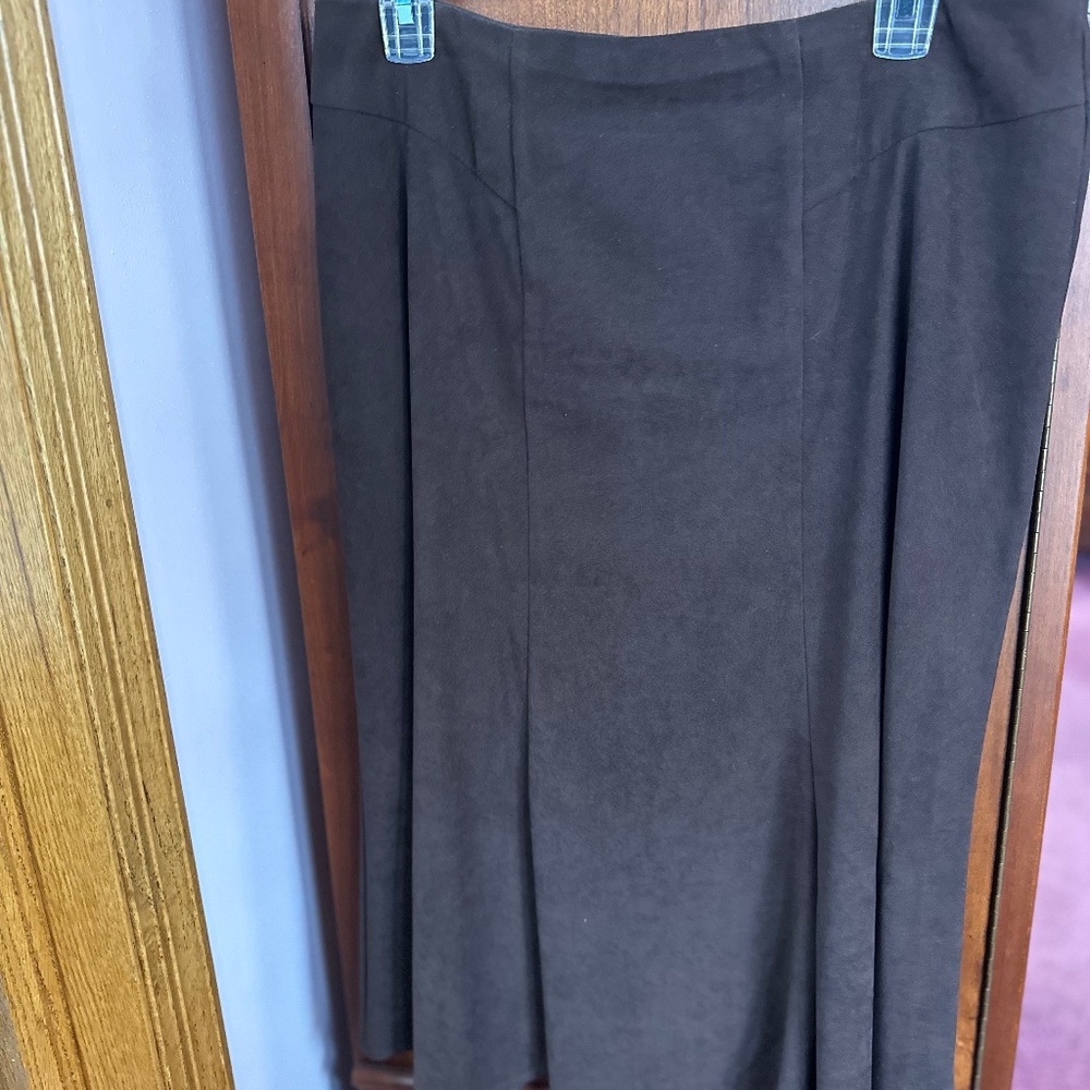 Brown Skirt suede like